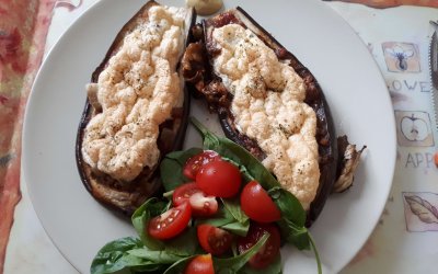 Bolognai töltött padlizsán – minden mentes