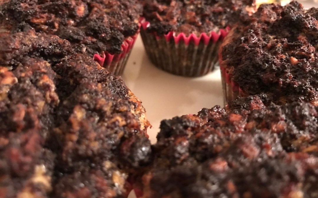 Egészséges, szénhidrátszegény, gluténmentes almás-mákos muffin